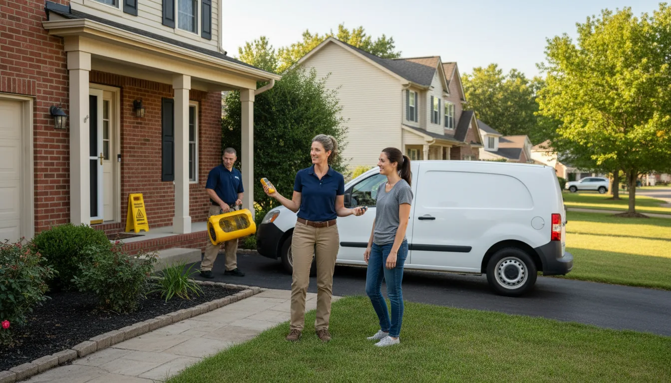 Water restoration image for Water Damage & Restoration Services in Westwood, CA